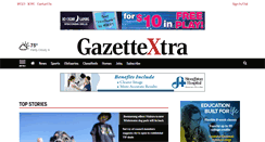 Desktop Screenshot of gazettextra.com